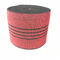 3 इंच सोफा लोचदार बद्धी 70 मिमी चौड़ाई लाल 50% -60% काली रेखाओं के साथ बढ़ाव आपूर्तिकर्ता